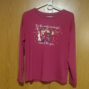 Women's Joyspun Nutcracker Themed Pajama Set W/ Pocket